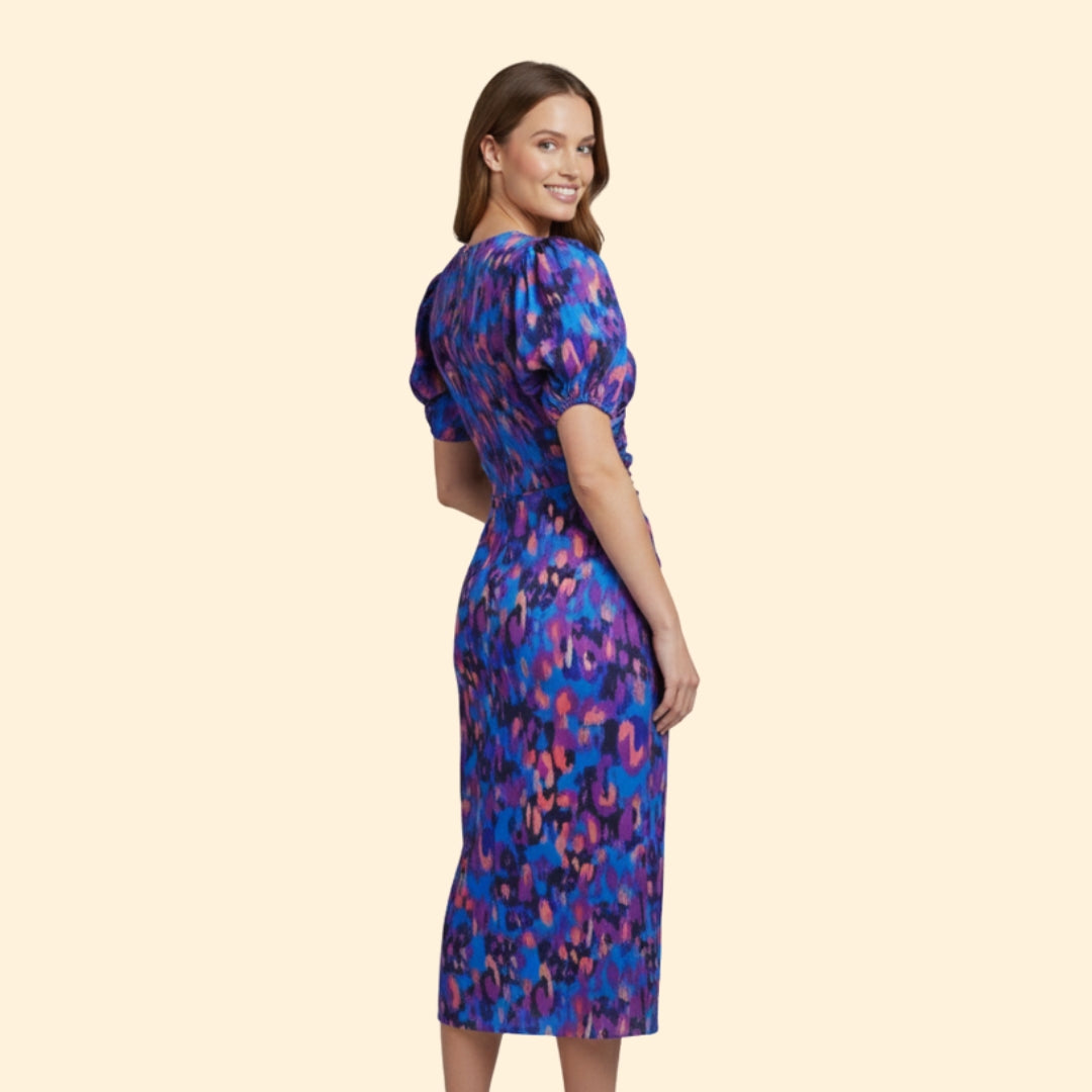 Women's Bold Puff Sleeve Dress