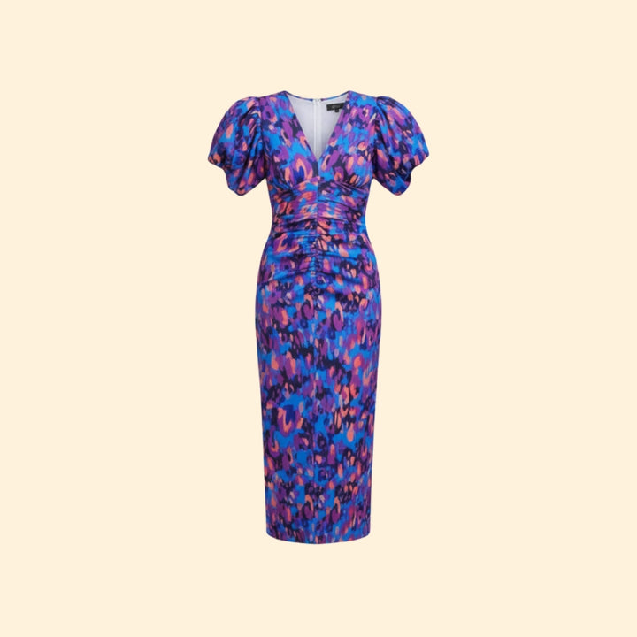 Women's Bold Puff Sleeve Dress