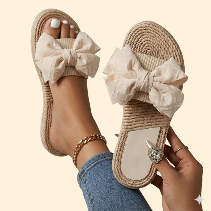 Women's Bow Flat Sandals