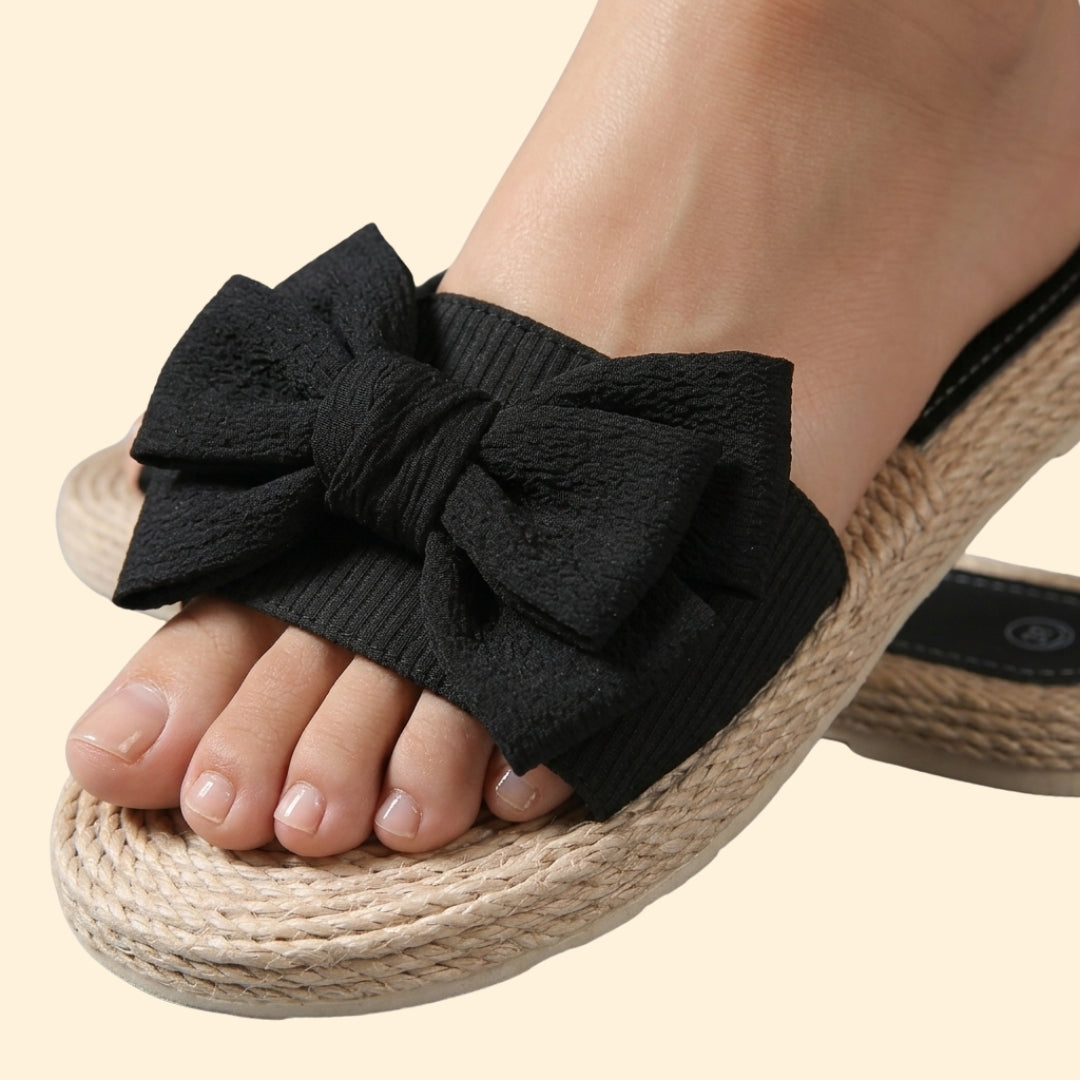 Women's Bow Flat Sandals