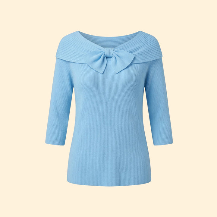 Women's Bow Knitted Top