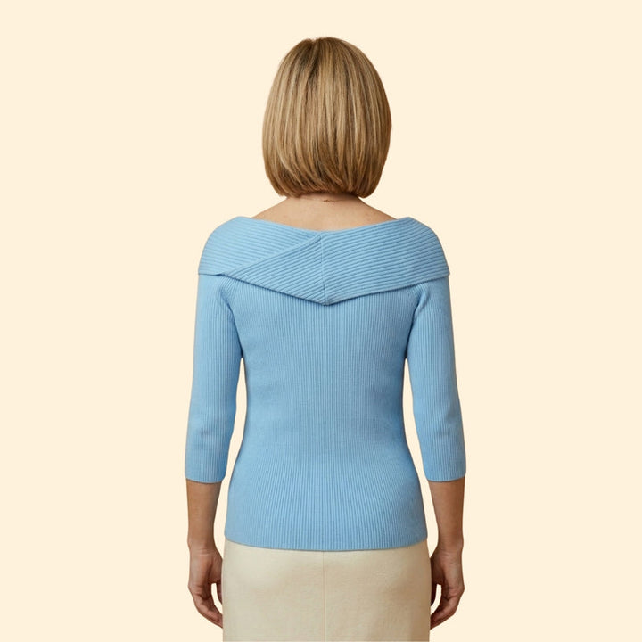Women's Bow Knitted Top