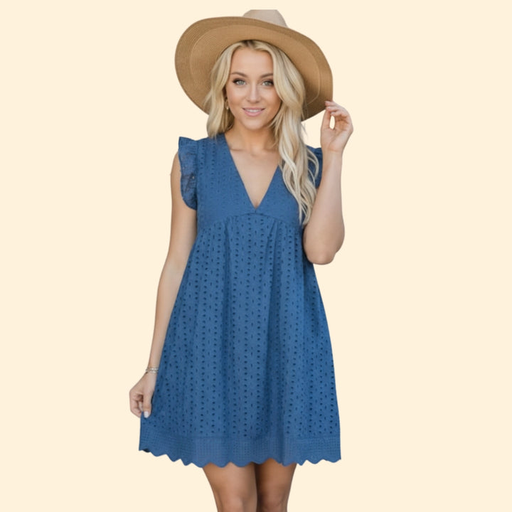 Women's Breezy V-Neck Dress