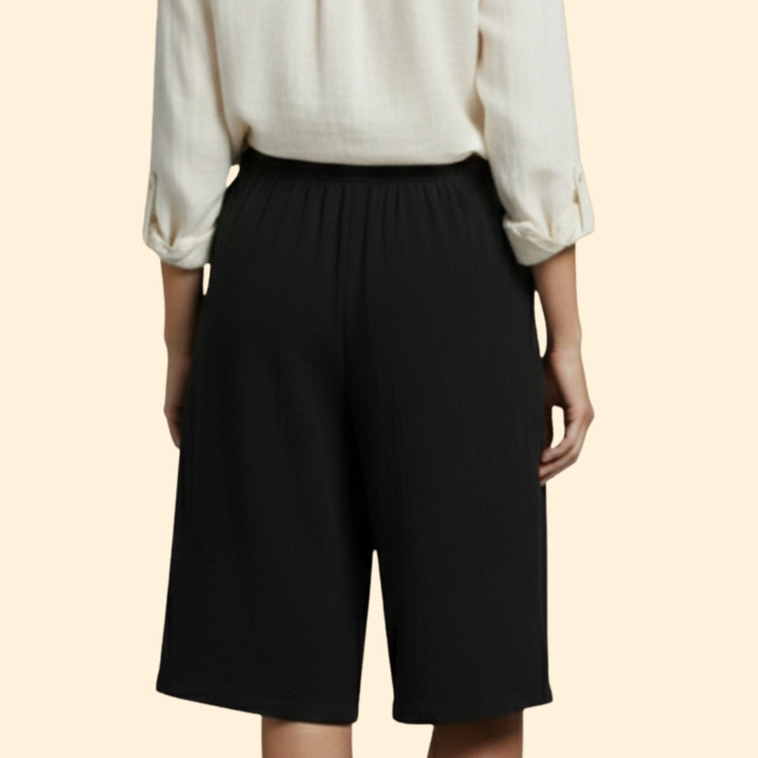 Women's Button-Accent Shorts