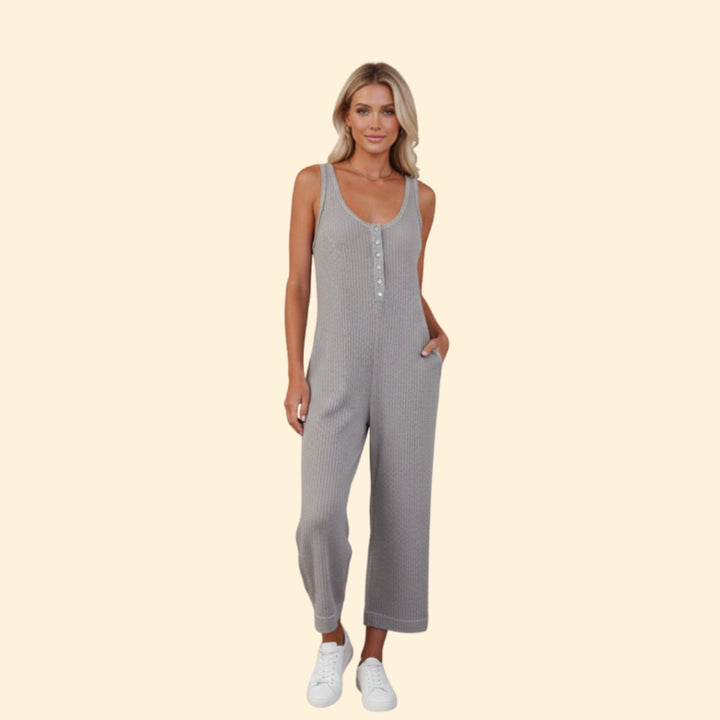 Women’s Button-Detail Jumpsuit