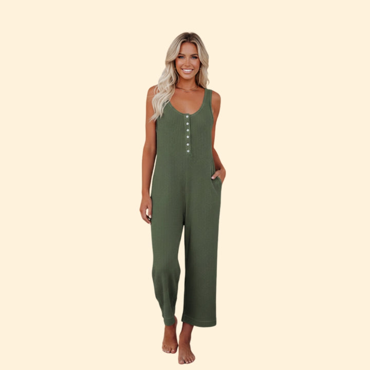 Women’s Button-Detail Jumpsuit