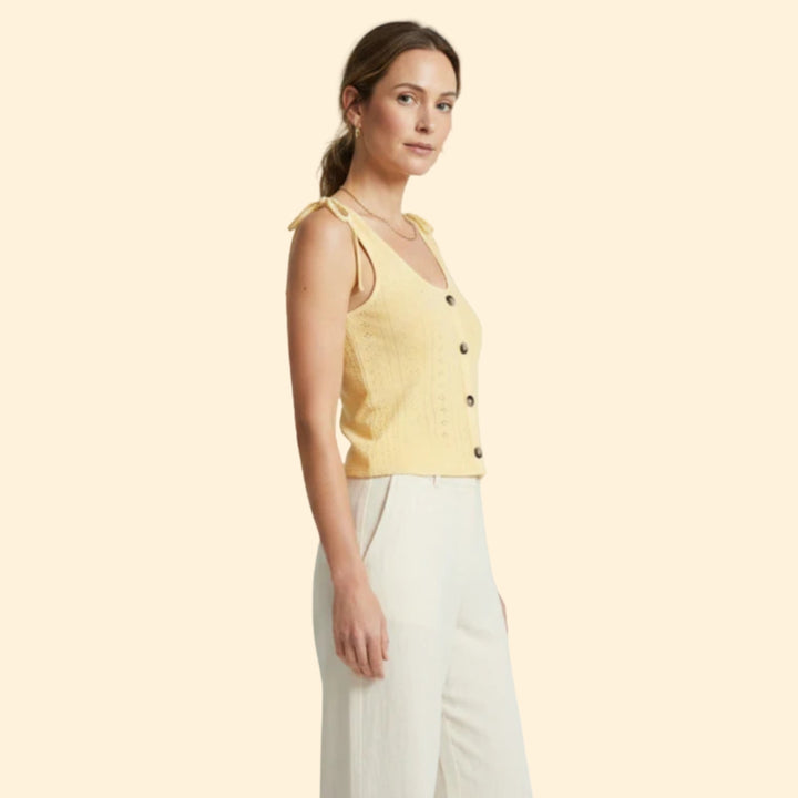 Women's Button-Down Tank Top