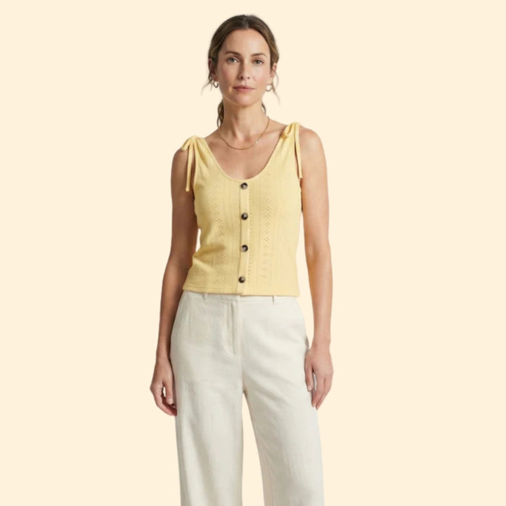 Women's Button-Down Tank Top