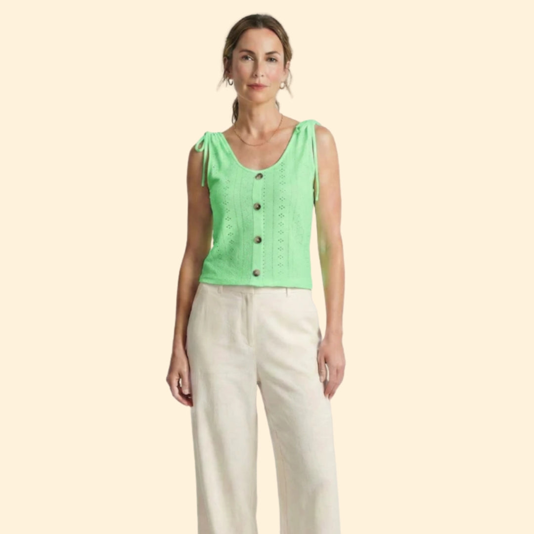 Women's Button-Down Tank Top