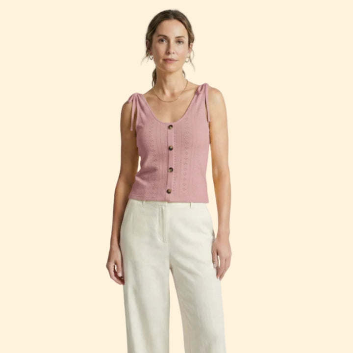 Women's Button-Down Tank Top
