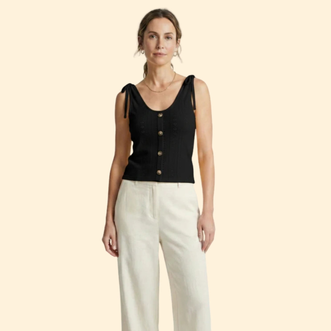Women's Button-Down Tank Top