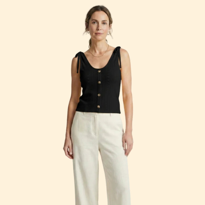 Women's Button-Down Tank Top