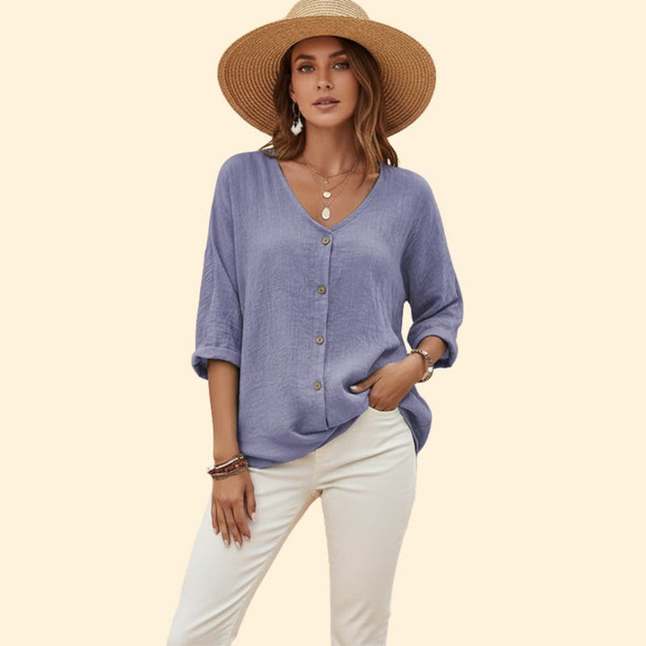 Women’s Button-Down V-Tee