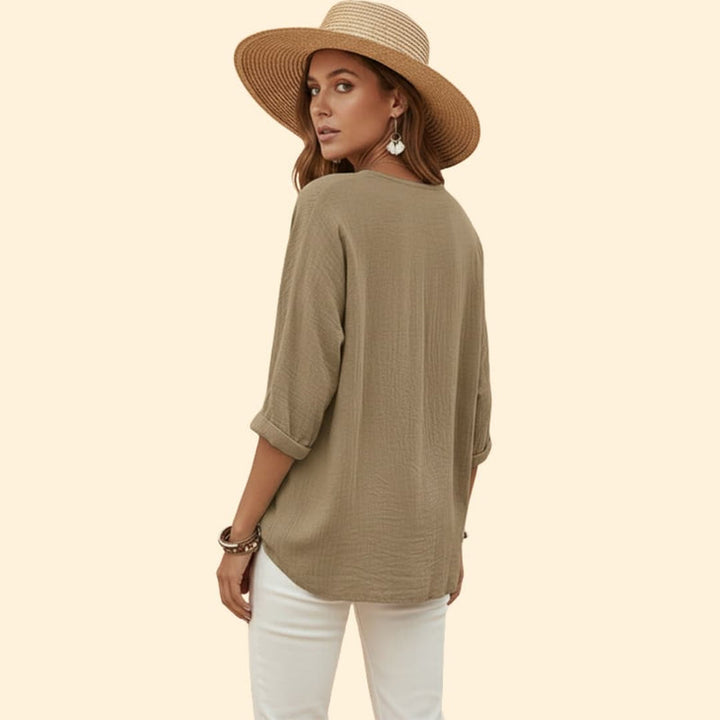 Women’s Button-Down V-Tee