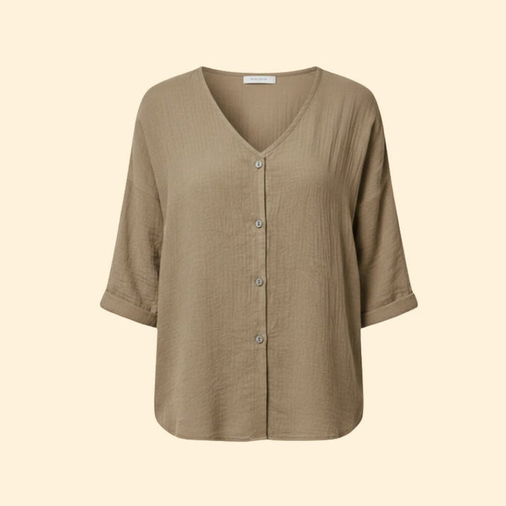 Women’s Button-Down V-Tee