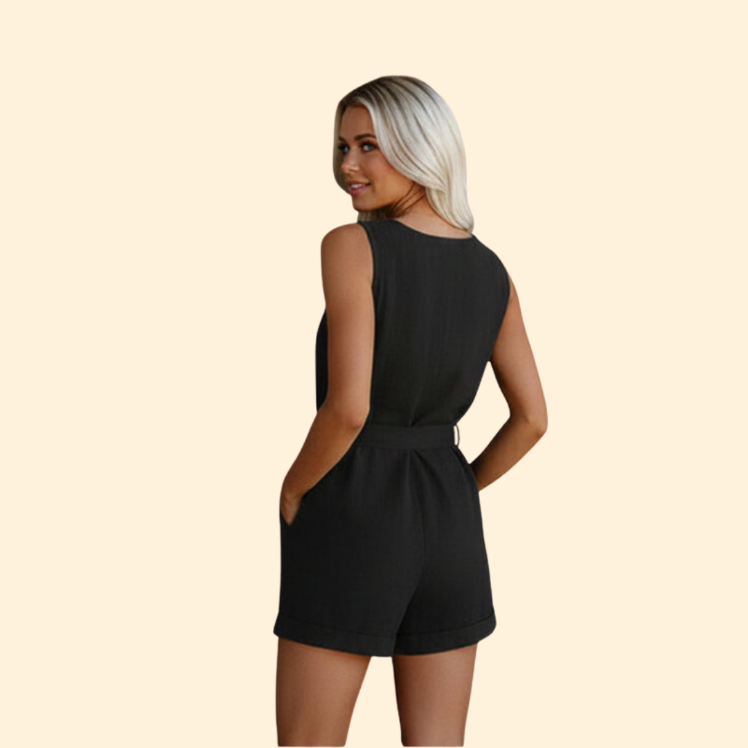 Women's Button-Up Jumpsuit