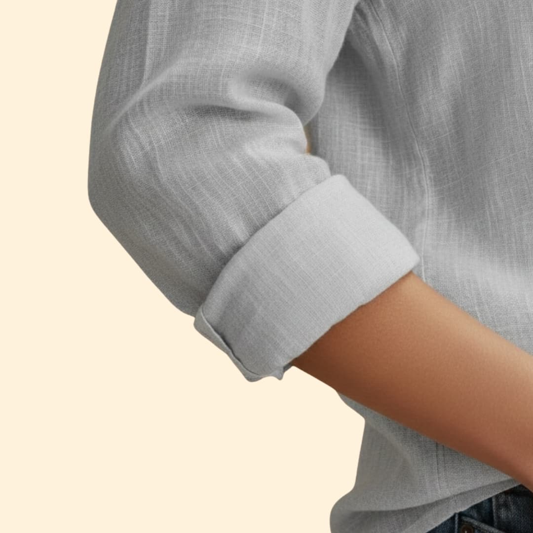 Women's Button-Up Linen Shirt