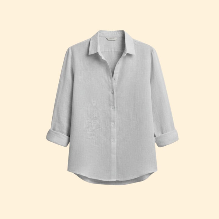 Women's Button-Up Linen Shirt