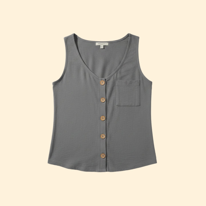 Women's Button-Up Tank Top