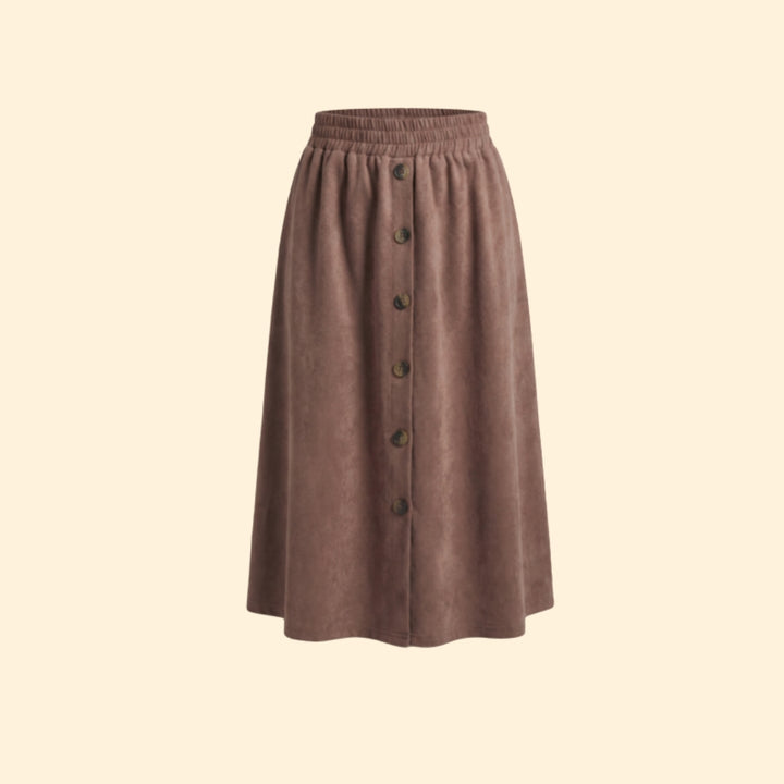 Women's Button Detail Skirt
