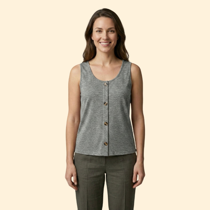 Women's Button Detail Top