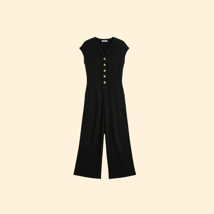 Women’s Button Front Jumpsuit