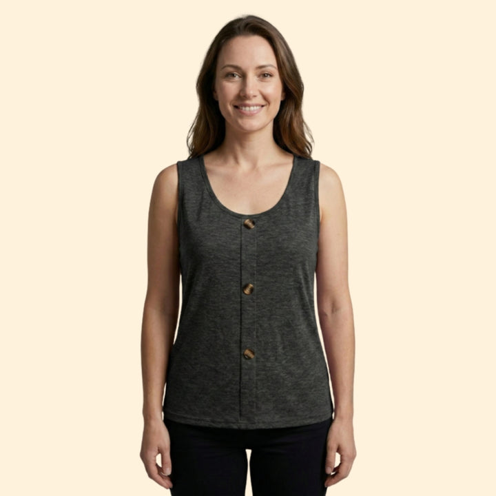 Women's Button Front Tank