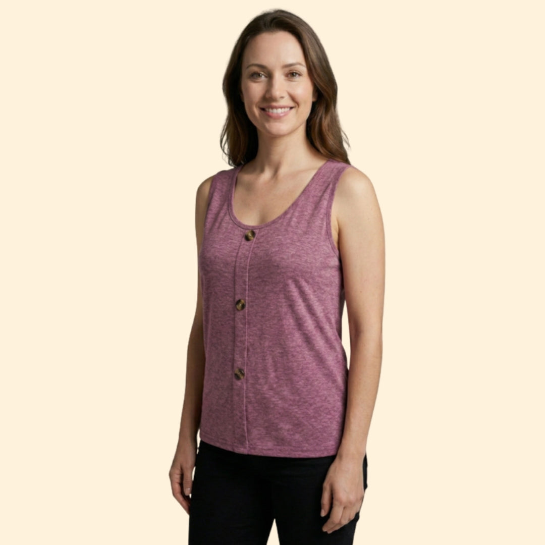 Women's Button Front Tank