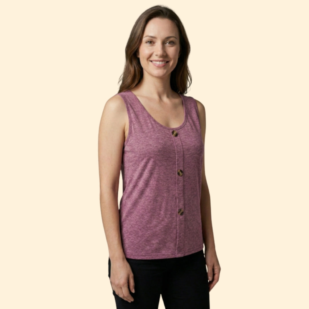 Women's Button Front Tank