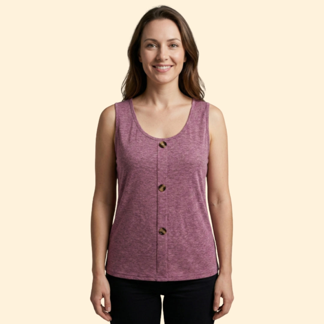 Women's Button Front Tank