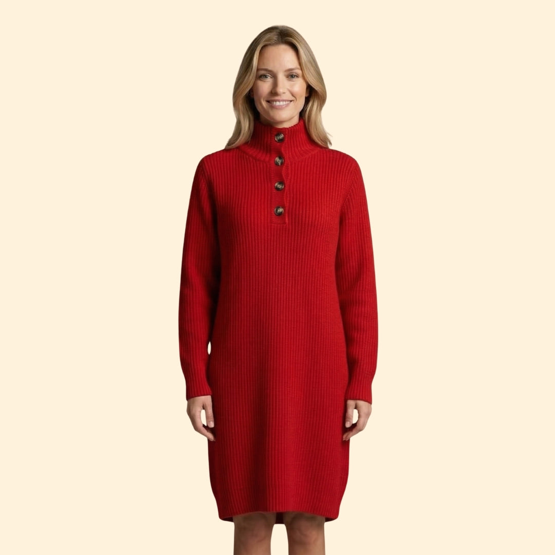 Women's Button Mini Dress