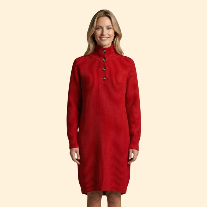 Women's Button Mini Dress