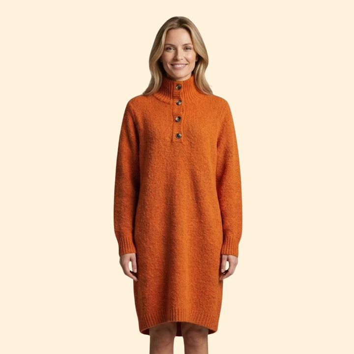 Women's Button Mini Dress