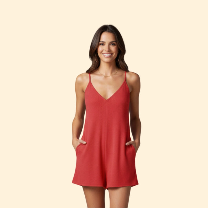 Women’s Sleeveless Romper Design