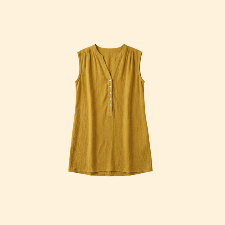 Women's Casual Button-Down Beach Dress