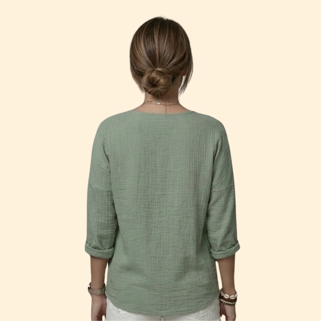 Women's Casual Button Blouse