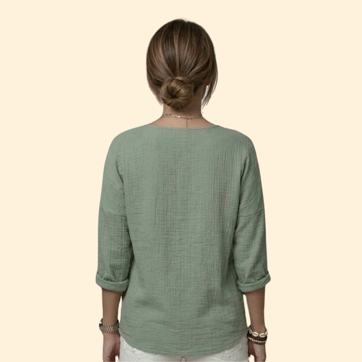 Women's Casual Button Blouse