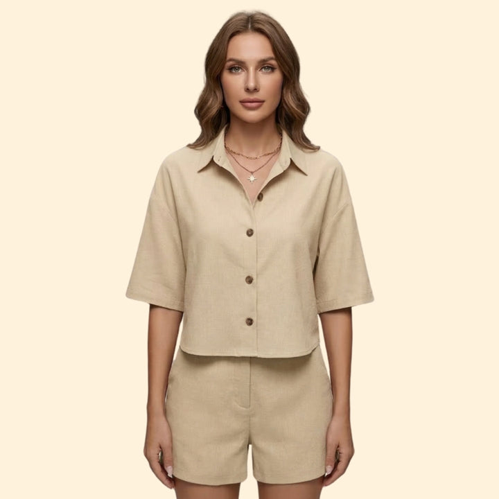 Women's Casual Button Set