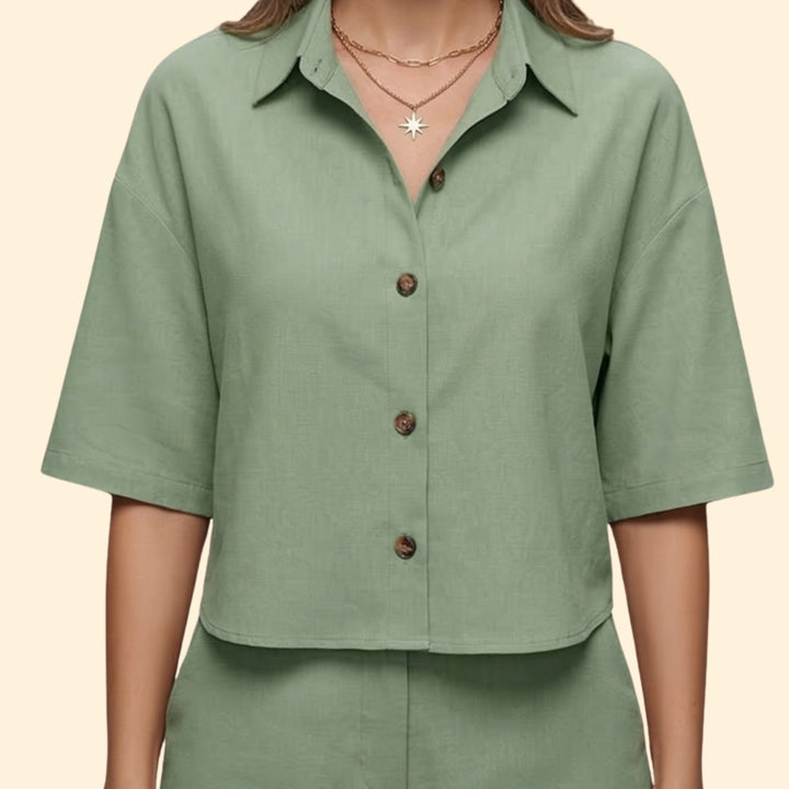 Women's Casual Button Set
