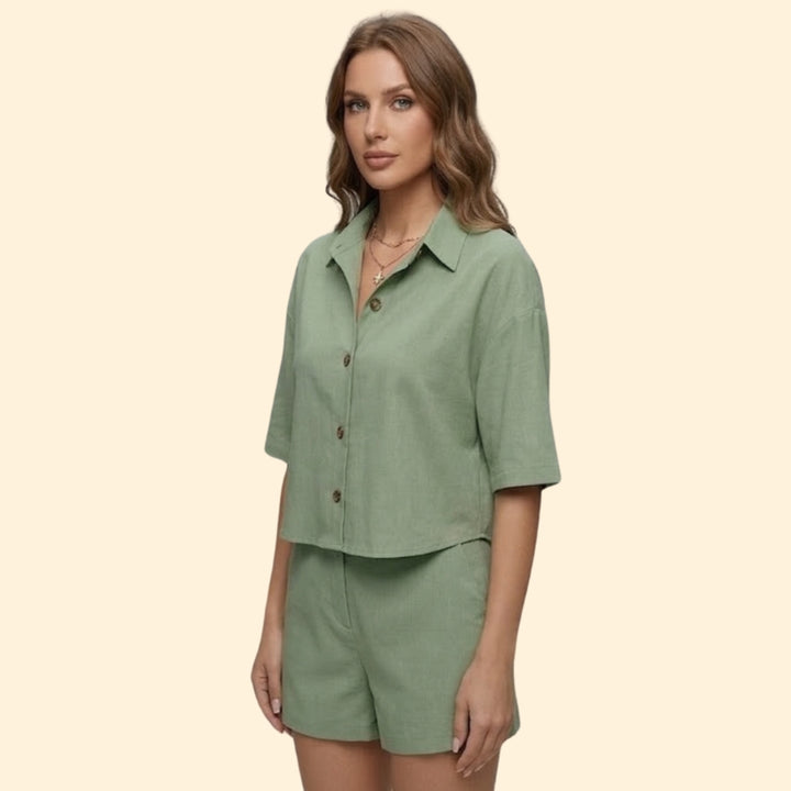 Women's Casual Button Set