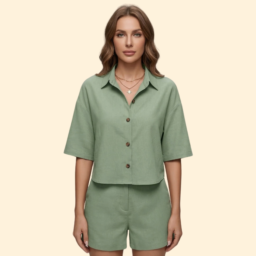 Women's Casual Button Set