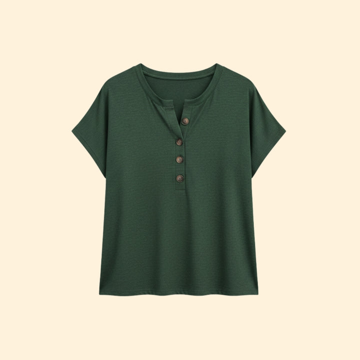 Women's Casual Buttoned T-Shirt