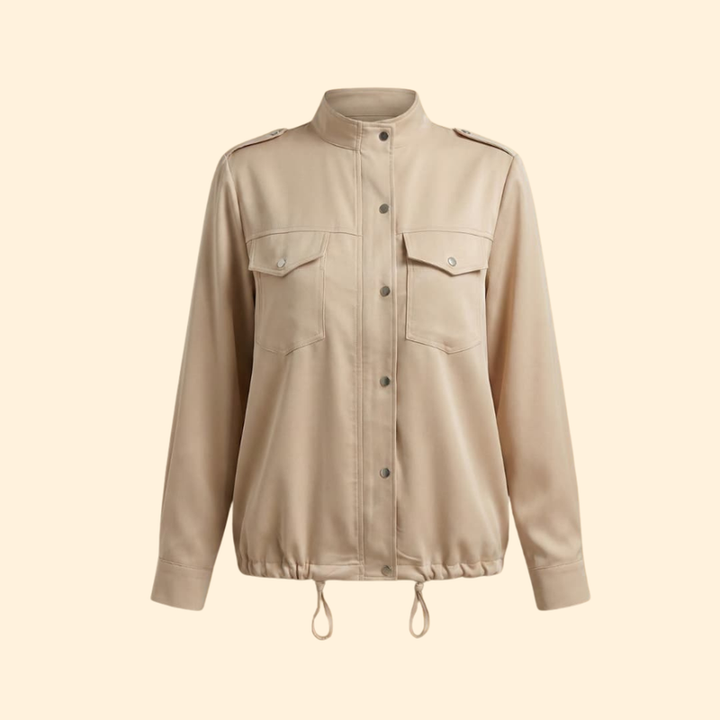 Women's Casual Chest Pocket Jacket