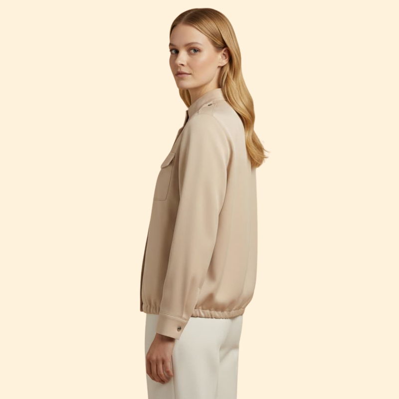 Women's Casual Chest Pocket Jacket