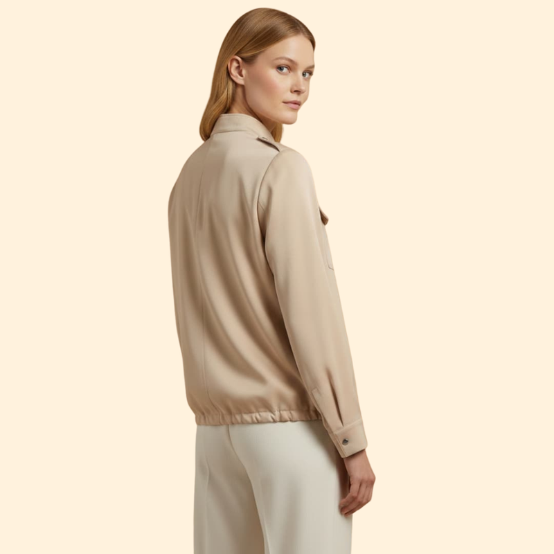 Women's Casual Chest Pocket Jacket