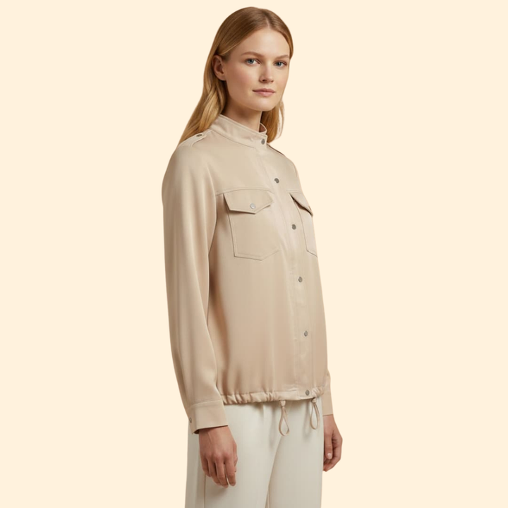 Women's Casual Chest Pocket Jacket