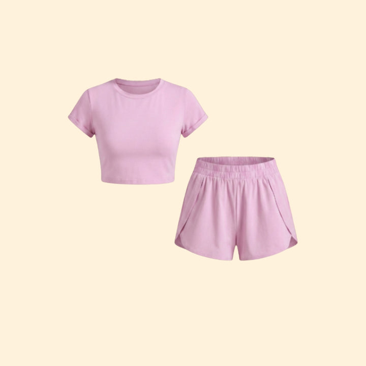 Women's Casual Crop Set