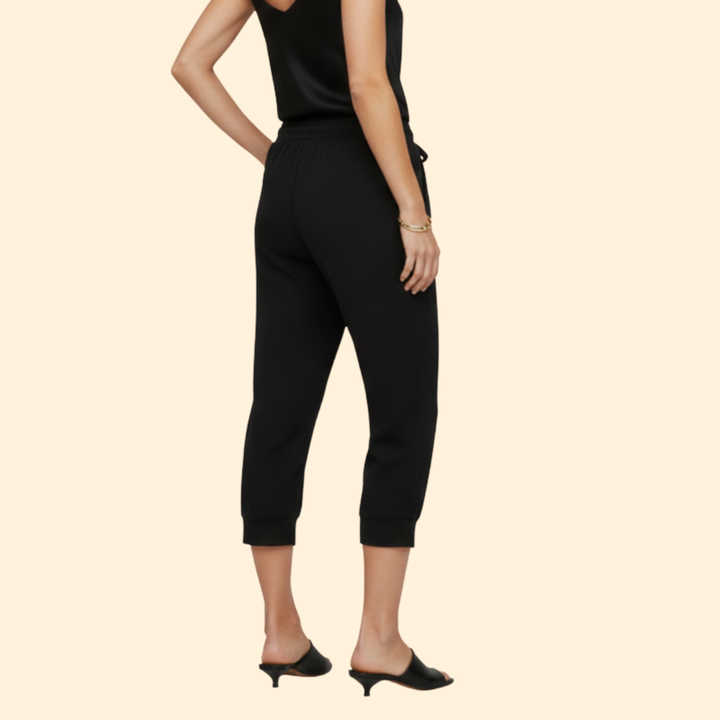 Women's Casual Drawstring Capri Pants