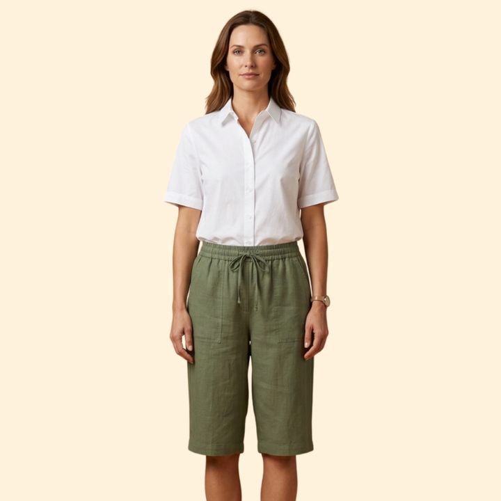Women's Casual Linen Shorts