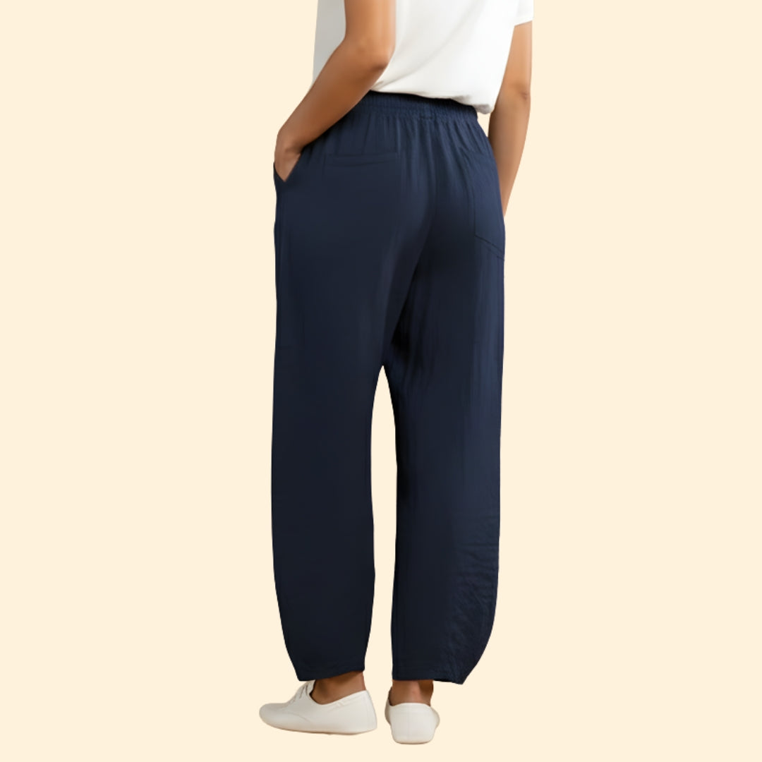 Women's Casual Linen Trousers